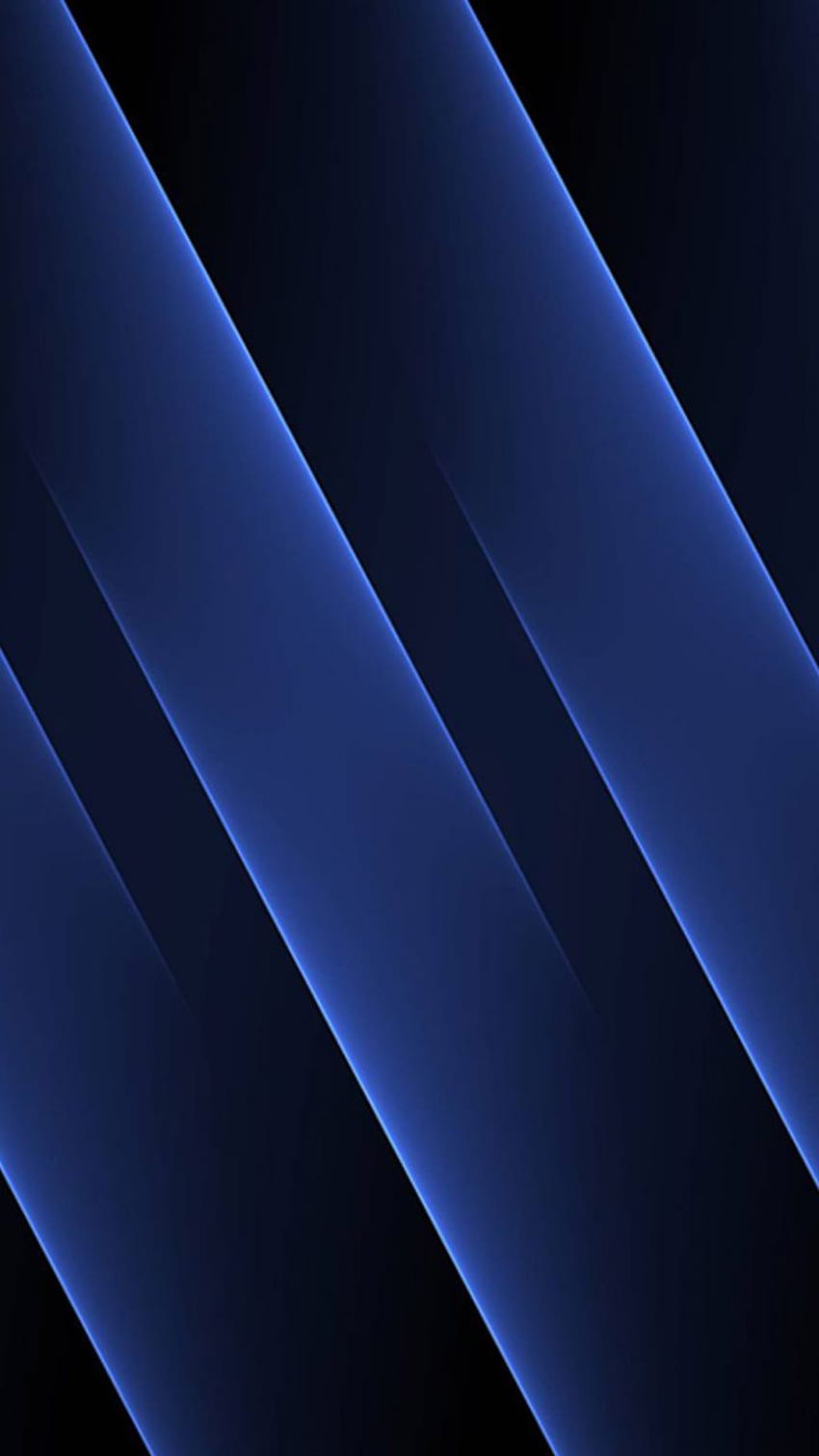 추상, 파란색 줄무늬, 어두운, . 추상적 인 배경, 배경 전화, 블루 아이폰, 다크 블루 디지털 HD 전화 배경 화면