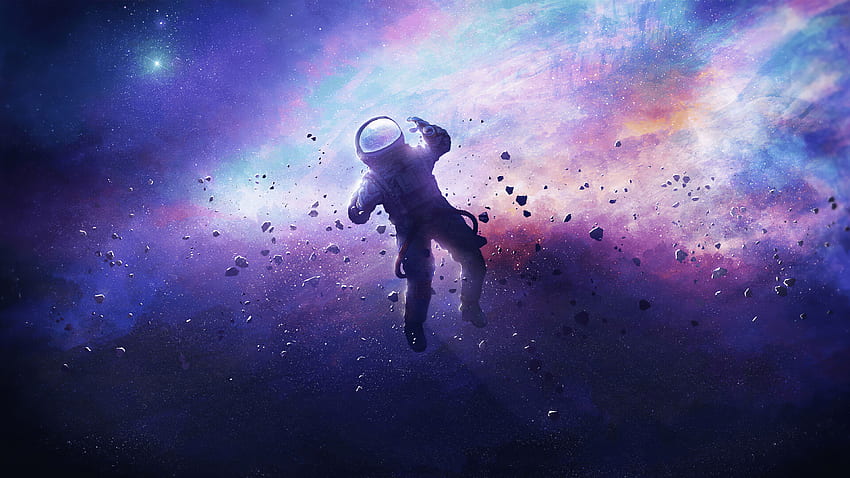 Astronaut lost in space Ultra, Spaceman HD wallpaper