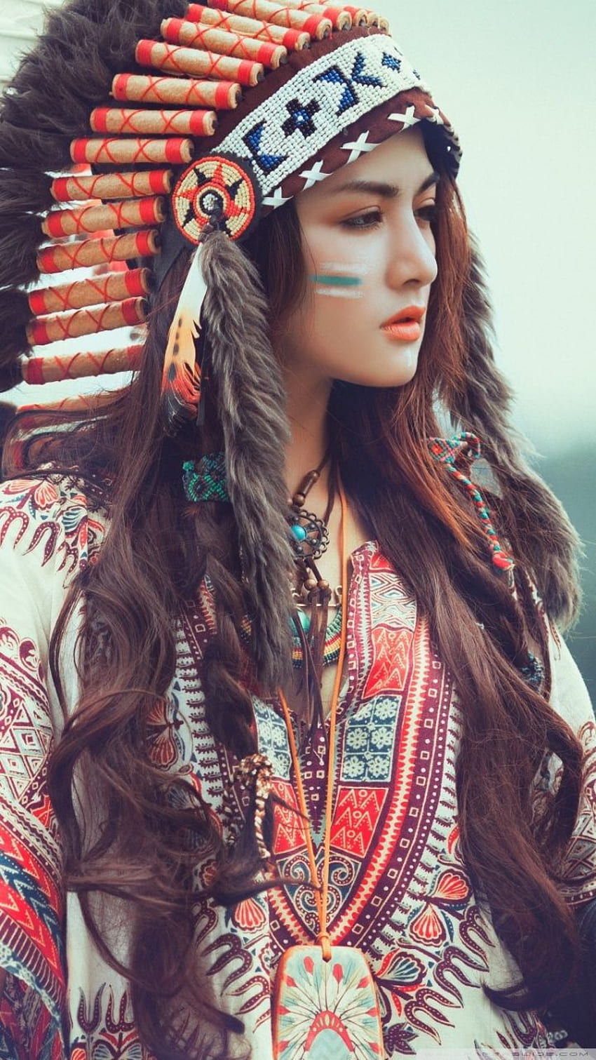 Native American Girl with Eagle ❤ for, American Smart HD phone wallpaper