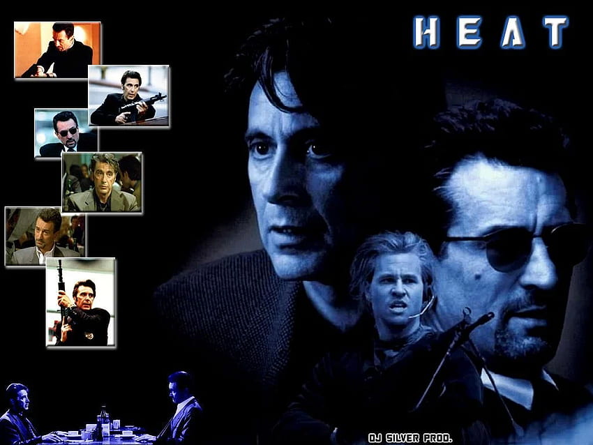 Robert de Niro, Al Pacino, Val Kilmer, Wes Studi - Heat. Heat movie, Michael mann, Movies to watch online HD wallpaper