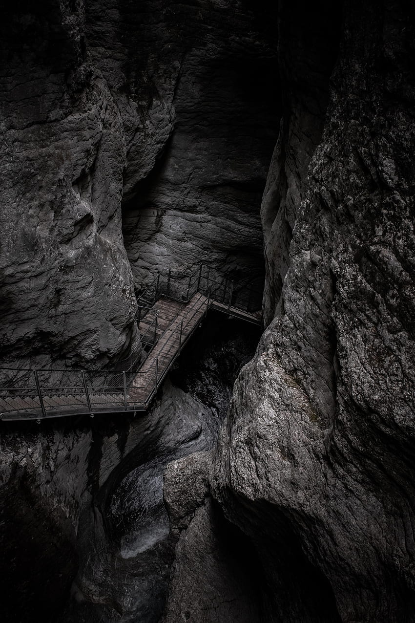 自然, 岩, 山, グレー, 階段, はしご HD電話の壁紙
