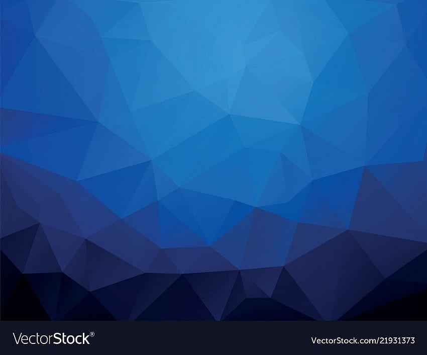 최고의 기하학적 파란색 어두운 다각형(8 + ) HD 월페이퍼