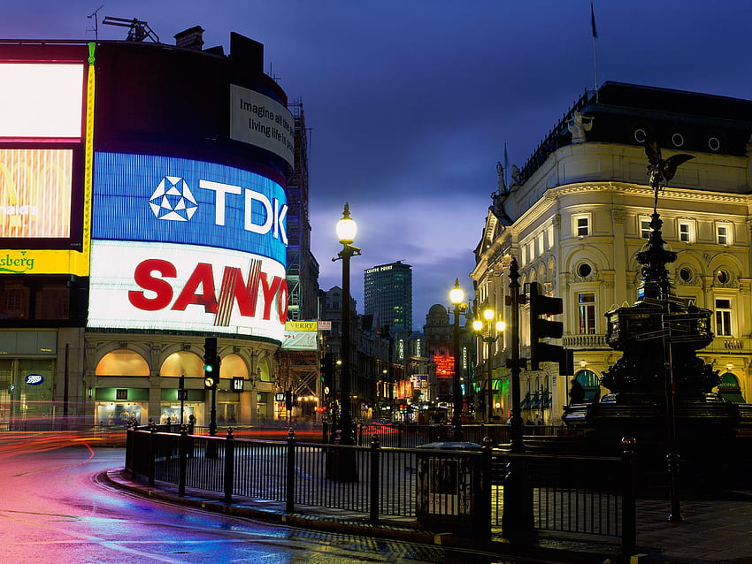 Piccadilly Circus London HD wallpaper
