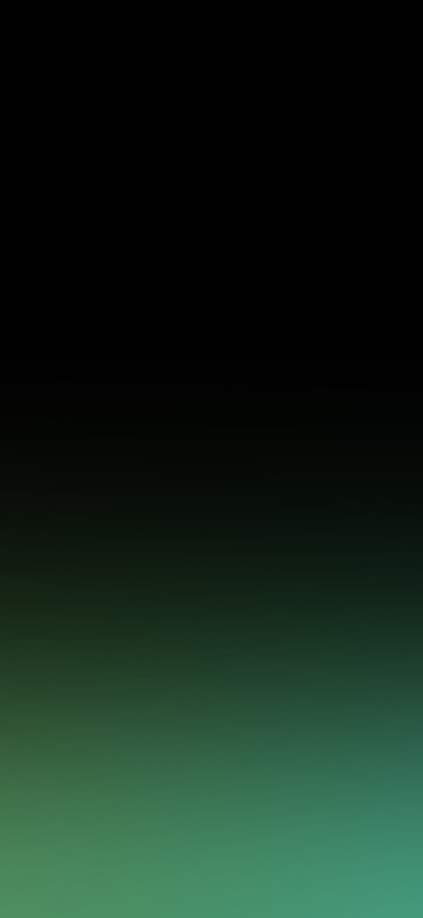 iPhone X 黒のグラデーション、黒と緑のグラデーション HD電話の壁紙