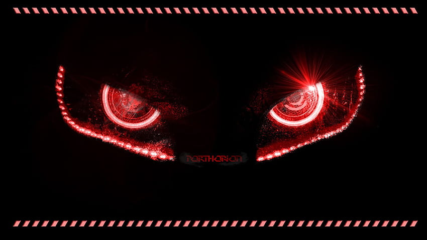 Evil Eye, Red Robot HD wallpaper