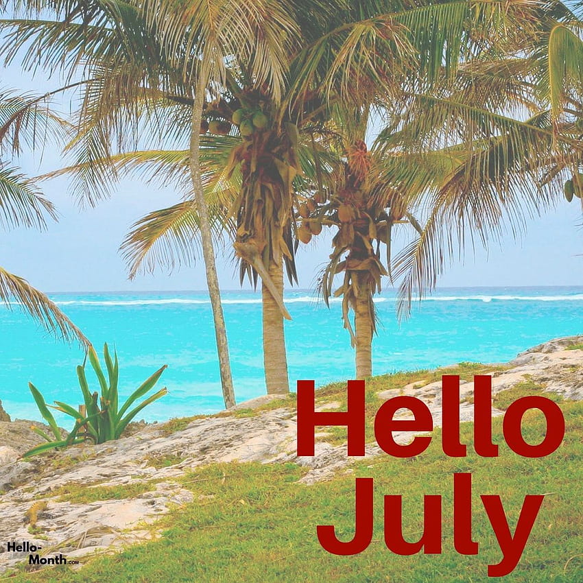 hello july beach