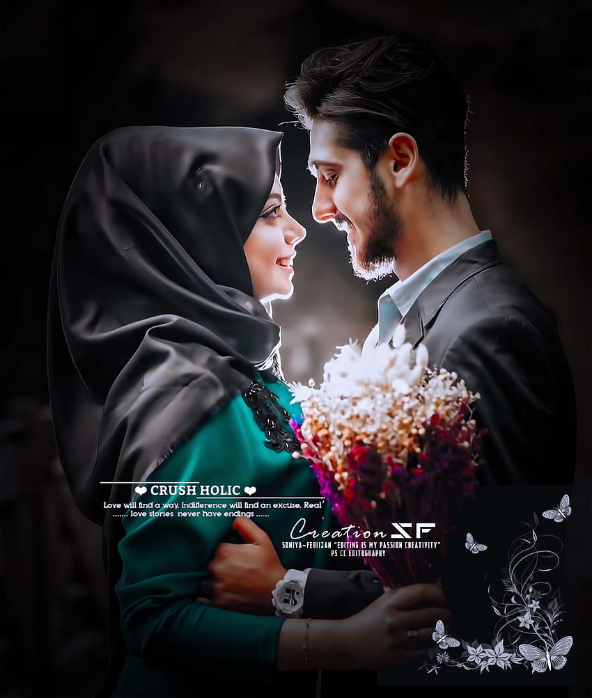 Muslim Couple | Islamic Love | Photoshoot Wallpaper Download | MobCup