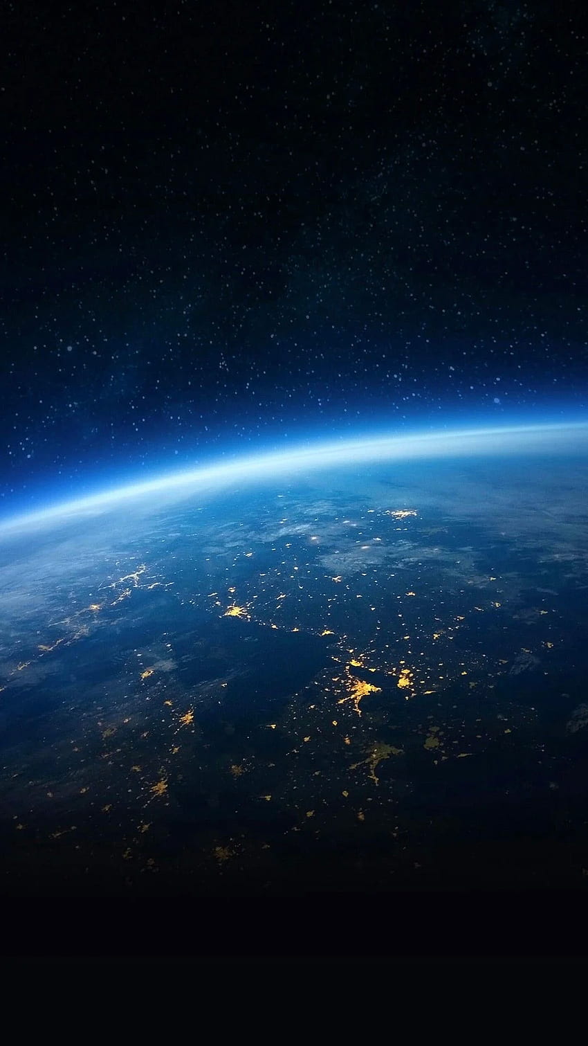 아이폰. 분위기, 하늘, 수평선, 우주 공간, 우주, 지구, 이벤트 호라이즌 HD 전화 배경 화면