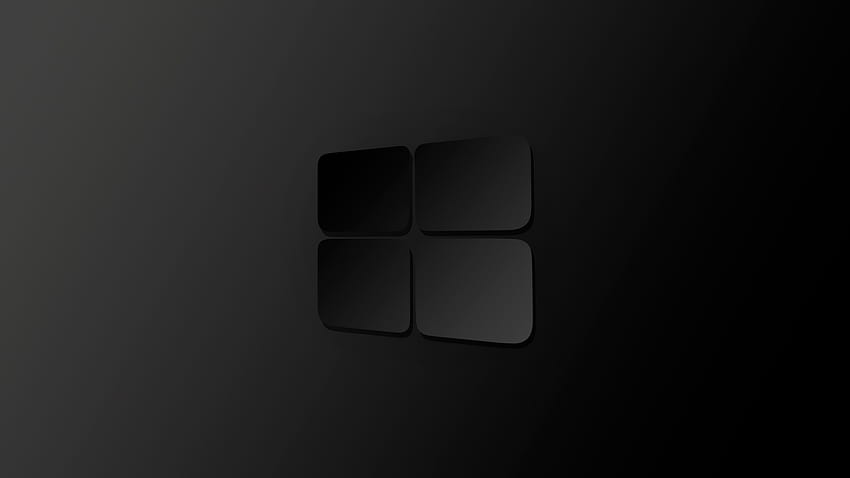 Windows 10 Darkness Logo Resolution , , Background, and , Grey Windows ...