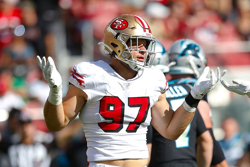 49ers news: Nick Bosa named defensive player of the month, surging in DPOY odds HD wallpaper