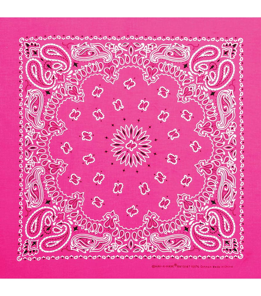 Bandana en coton Carolina 21''x21'' Paisley rose fluo. JEANNE. Paisley rose, Motif, Paisley Fond d'écran de téléphone HD
