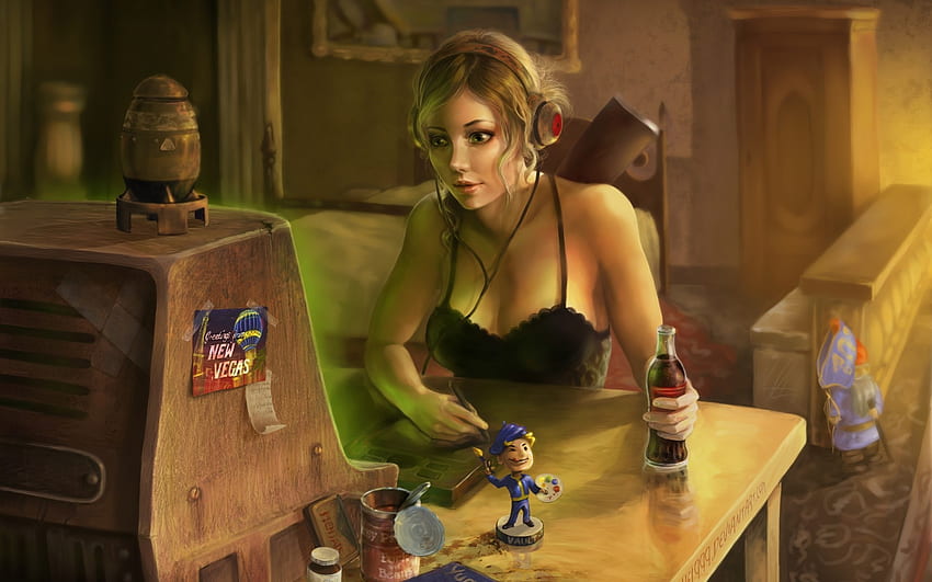 Nuka Cola girl, Fallout 3: HD wallpaper