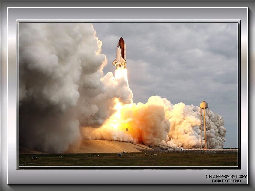 Endeavour's Last Journey, prom kosmiczny, przedsięwzięcie, wahadłowiec, przestrzeń kosmiczna, rakiety Tapeta HD