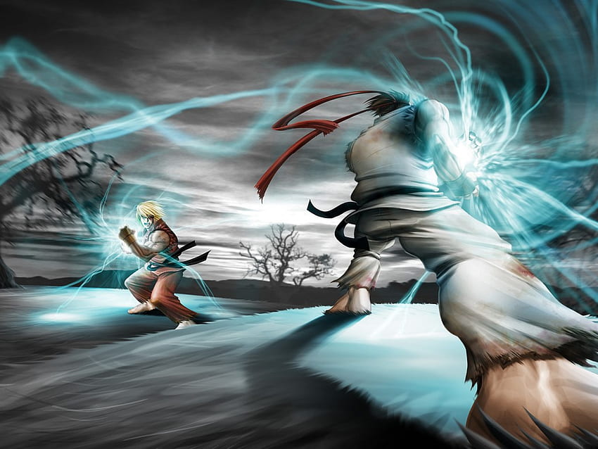 The-Street-Fighter, games, anime, other, fighter, warior HD wallpaper