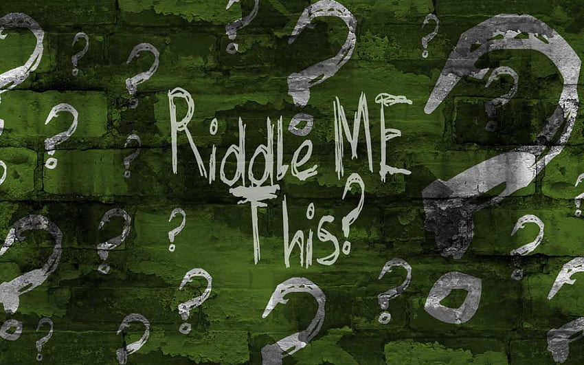 Answer These Riddles and You Will Find the Answers to Life, Riddler HD wallpaper