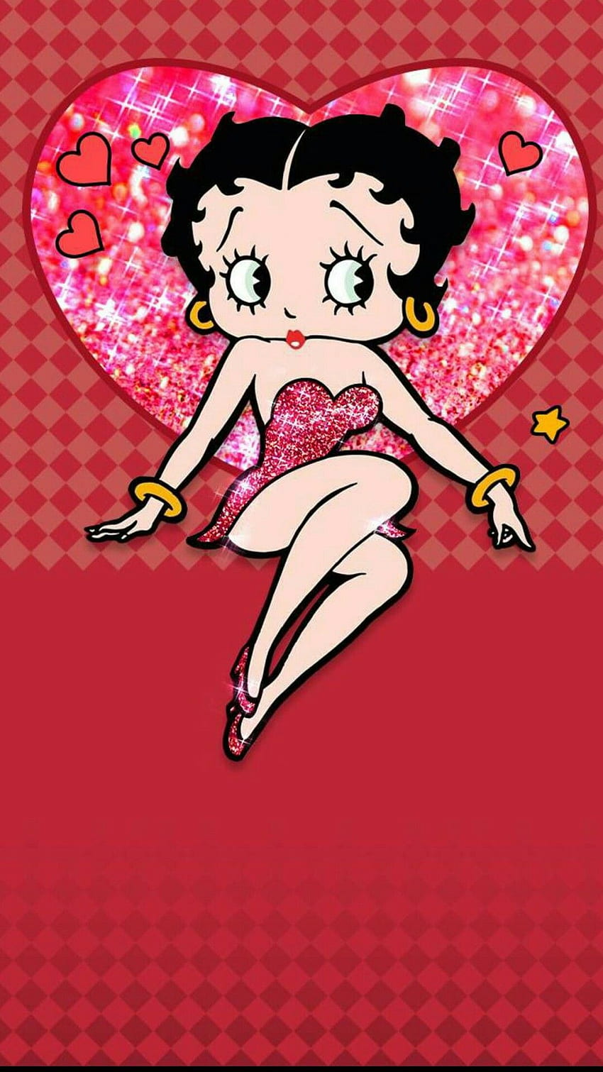 . Betty Boop Kunst, Betty Boop, Betty Boop Cartoon HD-Handy-Hintergrundbild
