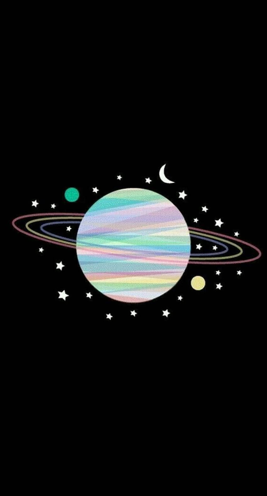 Rainbow Planet. Fond d'ecran dessin, Fond d'écran coloré, Fond d'ecran pastel HD phone wallpaper