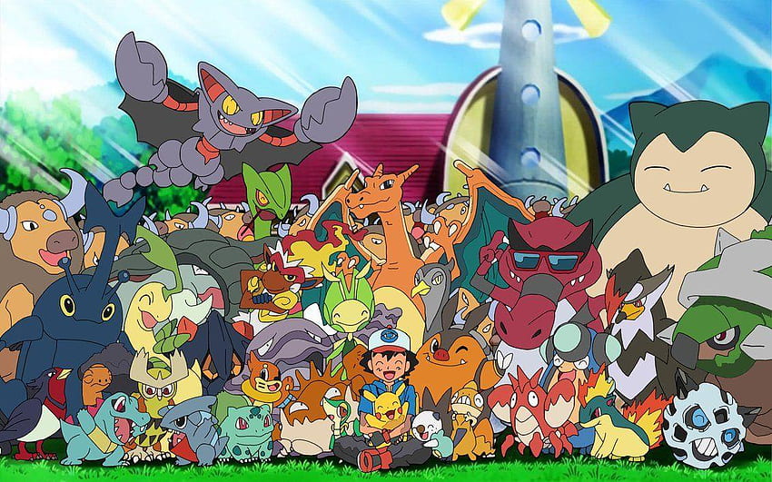 Ash Todos os Pokémon, Pokémon Ash papel de parede HD