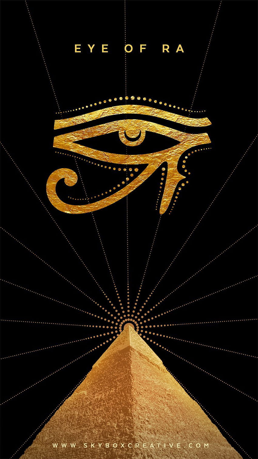 RA의 눈 - 이집트 상형 문자. 이집트 상형문자, 고대 이집트 예술, 고대 이집트 예술, 이집트 상징 HD 전화 배경 화면