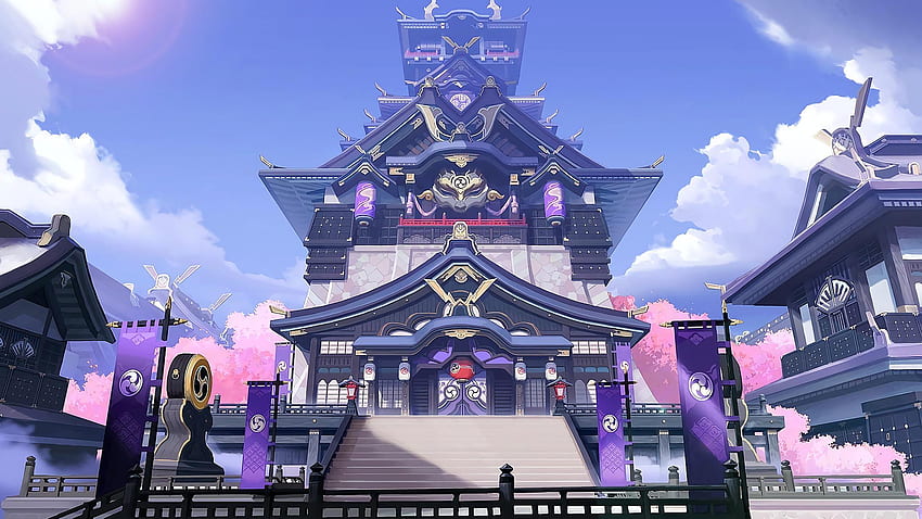 Inazuma Scenery [Genshin Impact] (, ): R Anime, Inazuma Genshin HD-Hintergrundbild