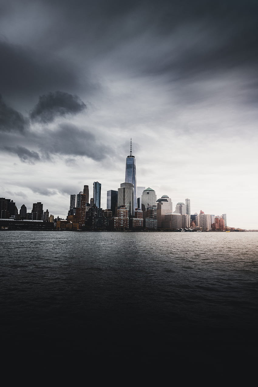 Cities, Usa, Skyscrapers, United States, Panorama, New York HD phone wallpaper