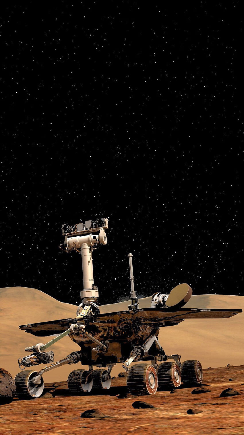 Направих телефон Oledified Opportunity Mars Rover, Curiosity Rover HD тапет за телефон