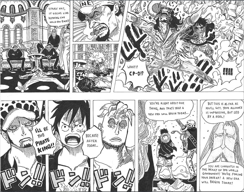 2560x1440px, 2K Free download | Luffy Vs Akainu One Piece Chapter 1100 ...