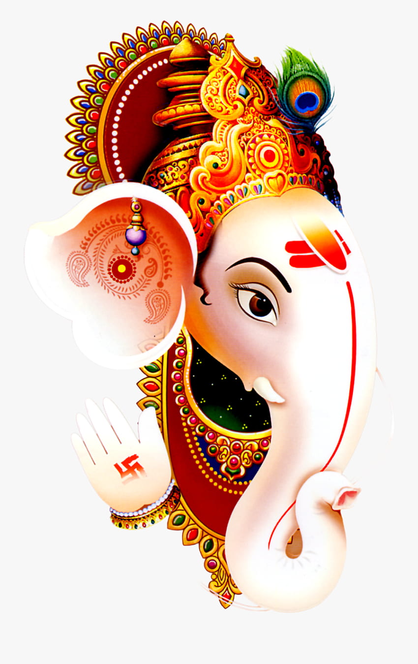 God Vinayagar Png - Ganesh Chaturthi Background Png, przezroczyste cliparty, Vinayager Tapeta na telefon HD