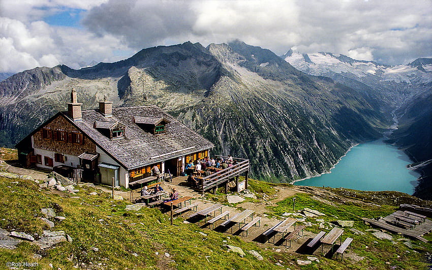 Alpy Zillertalskie Tyrol Austria Dla telefonów komórkowych, Austria Wiosna Tapeta HD