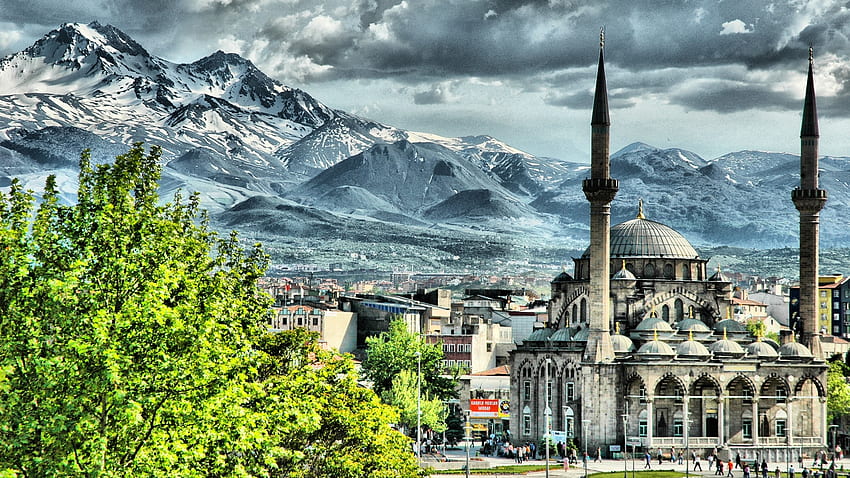 Cami ve Arka Plan, Prizren HD duvar kağıdı
