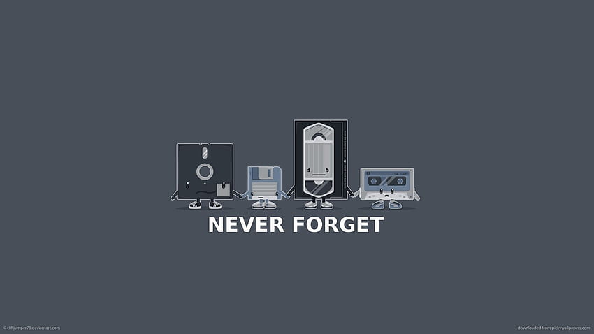 Stara technologia nigdy nie zapomina Tapeta HD