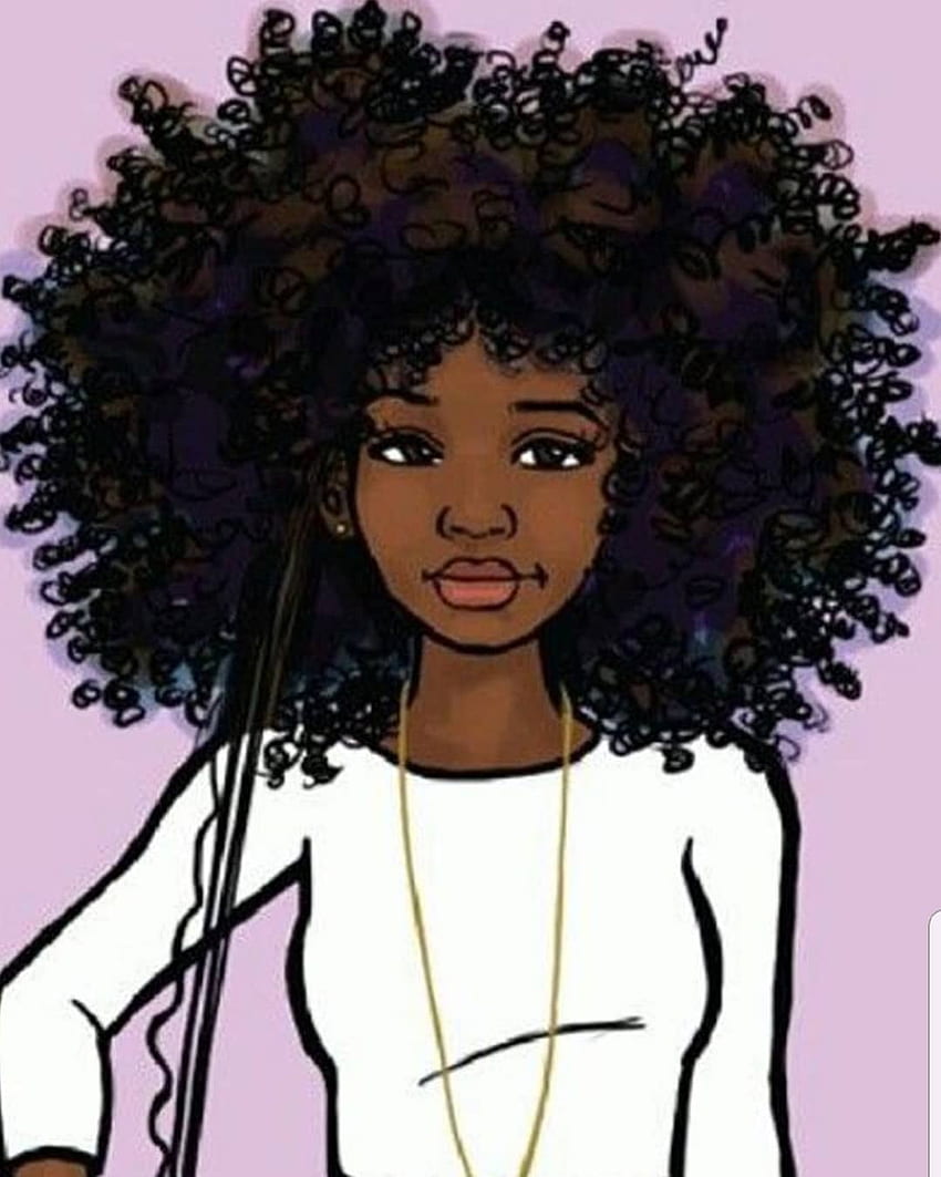 The black girl melanin . Black heritage. Royalty, Afro Girl HD phone wallpaper