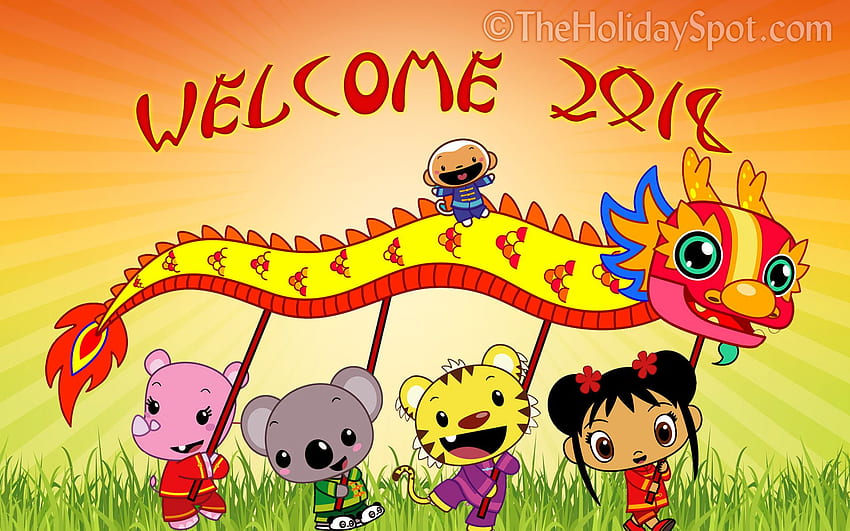 Chinese New Year at TheHolidaySpot, Chinese Cartoon HD wallpaper