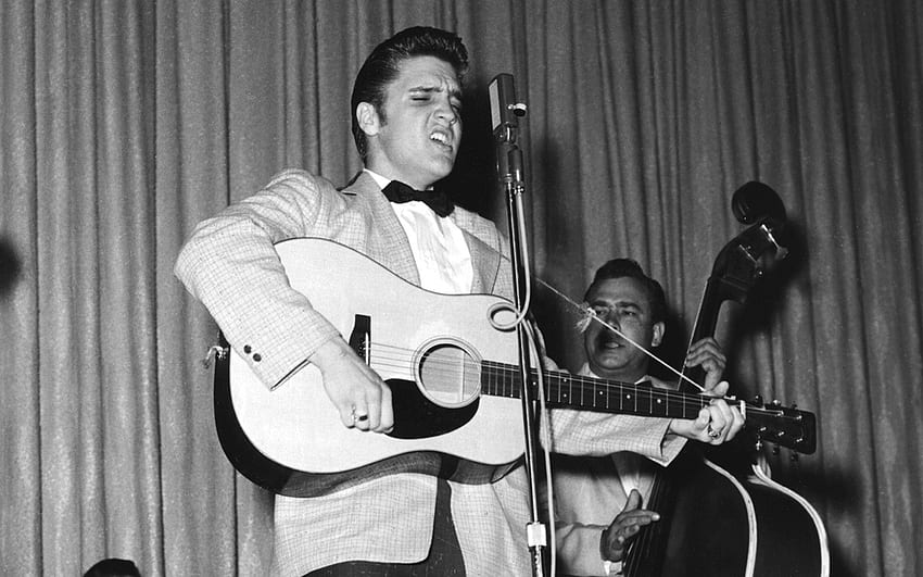 Debiut Elvisa Presleya w Las Vegas w 1956 roku nie był katastrofą, o której ludzie myślą. Las Vegas Review Journal, Elvis 1969 Tapeta HD