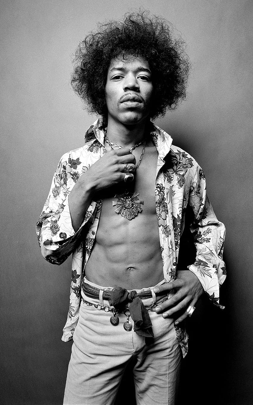 Inspirujący iPhone Jimi Hendrix, przyszły Hendrix Tapeta na telefon HD