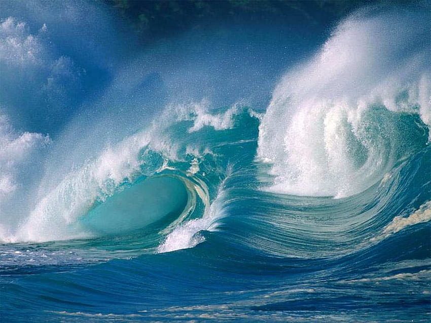 Tidal wave HD wallpaper