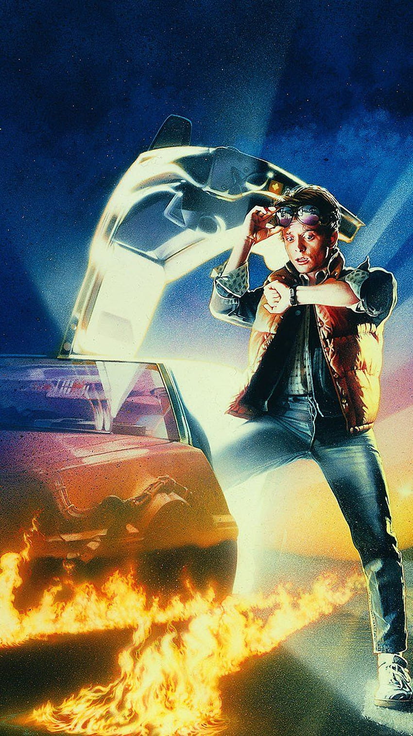iPhonePapers - back to the future time film poster HD phone wallpaper