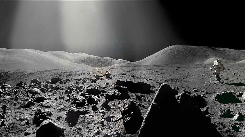Lunar Lander, Moon Landing HD wallpaper