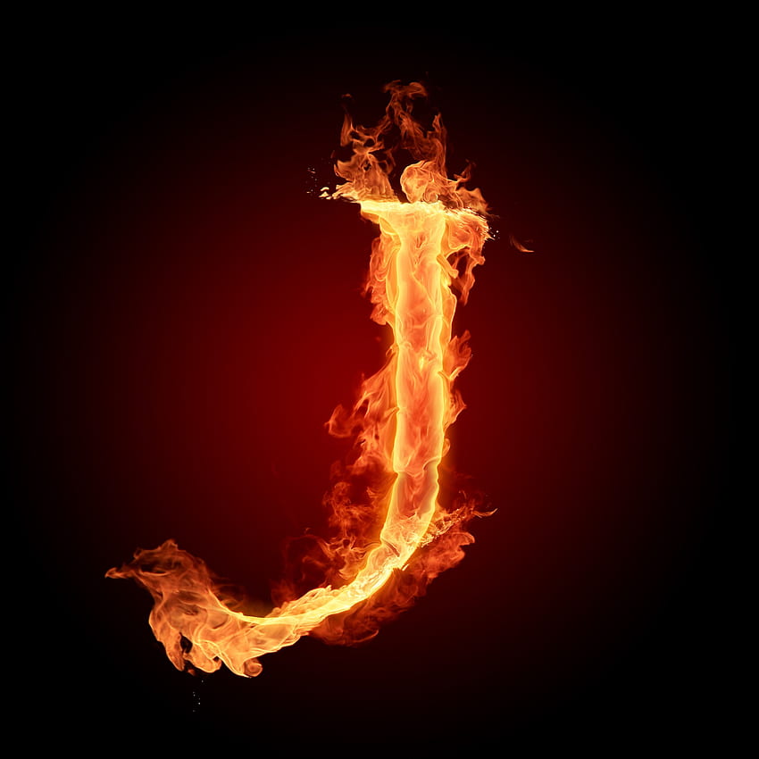The Letter J. Fire . Alphabet , Fire font HD phone wallpaper