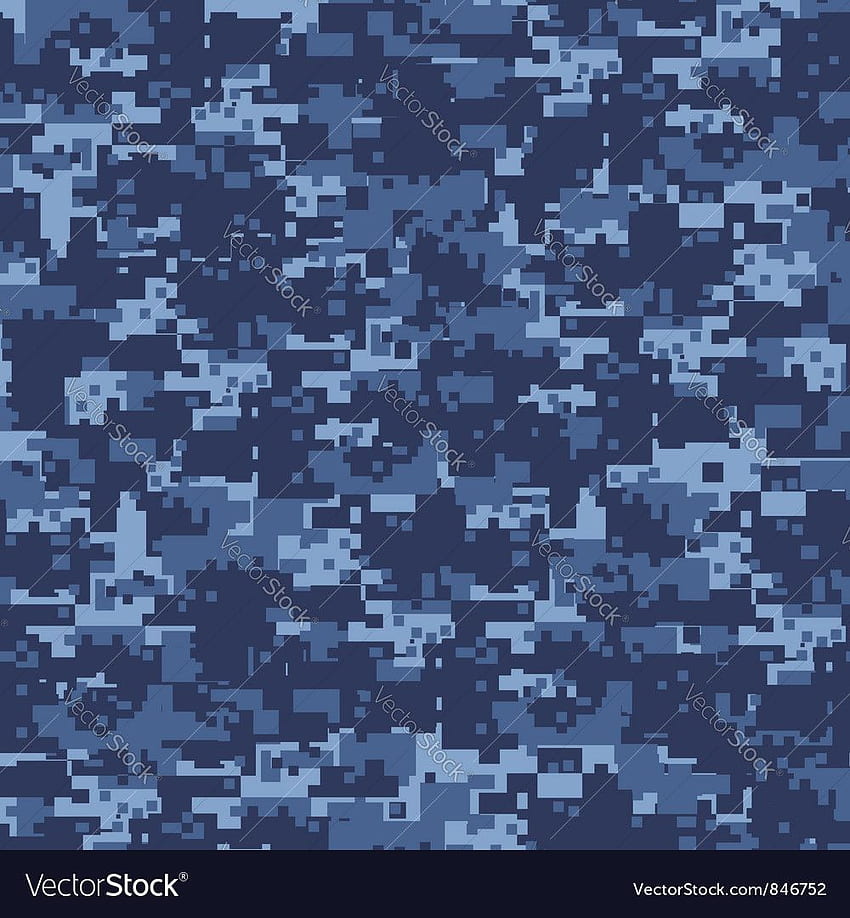 Vettore mimetico blu militare .at Sfondo del telefono HD