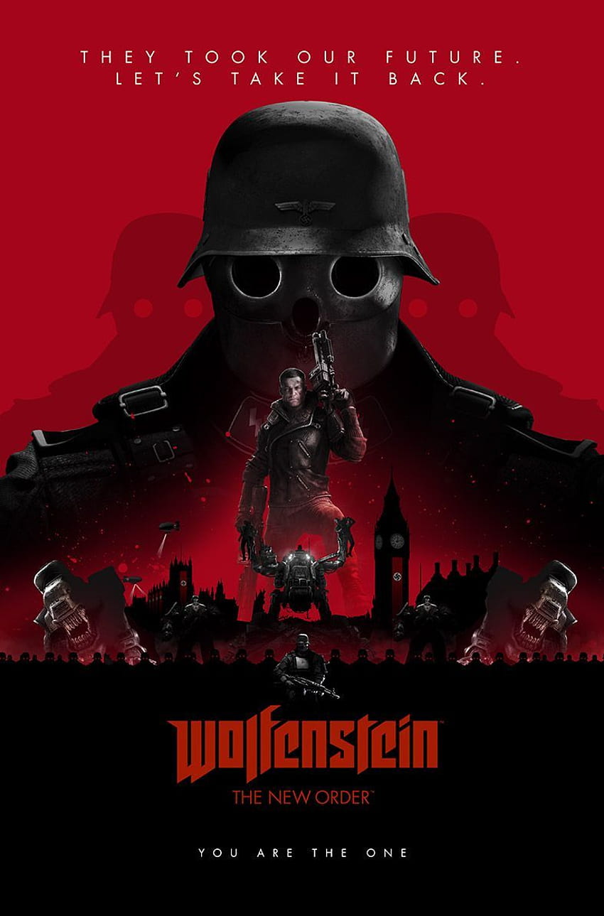 Wolfenstein Die Neue Ordnung, Wolfenstein: Die Neue Ordnung HD-Handy-Hintergrundbild
