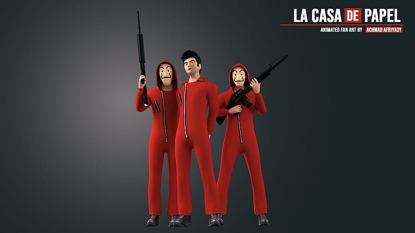 ArtStation - แฟนอาร์ต La Casa de Papel, Achmad Afriyady, Money Heist Mask วอลล์เปเปอร์ HD