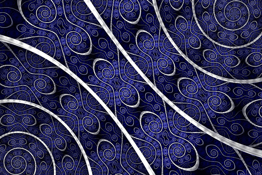 Abstract, Background, Patterns, Lines, Curls HD wallpaper