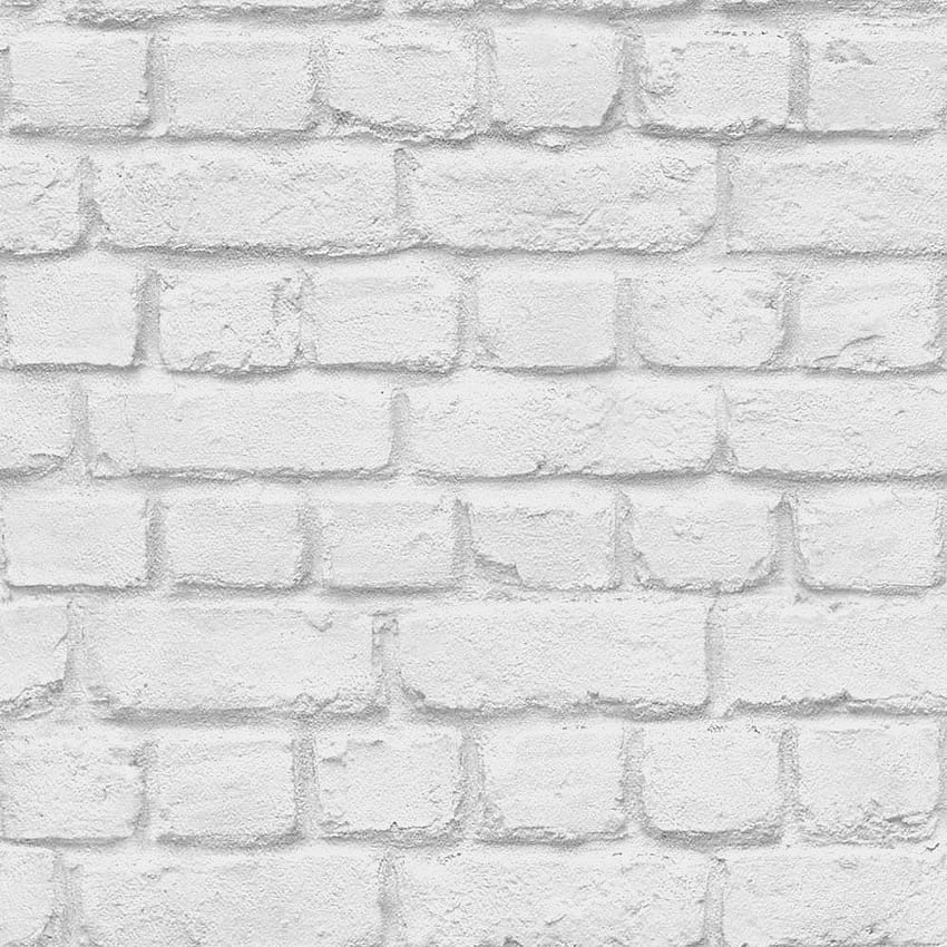 Warehouse graphic Brick Effect in white & grey. I Love HD phone wallpaper
