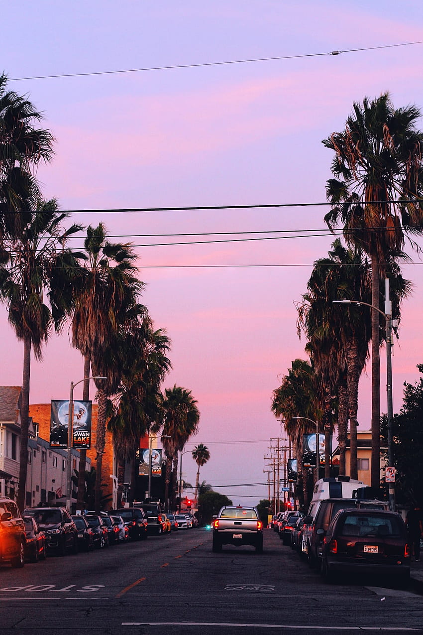 La rue, rue de Los Angeles Fond d'écran de téléphone HD
