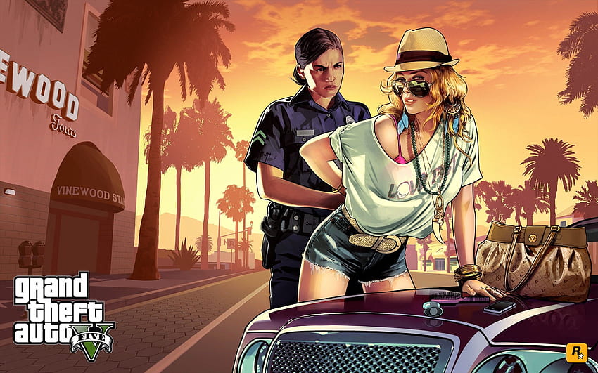 ผู้หญิง วีดีโอเกมส์ ตำรวจ แว่นตา แกรนด์ขโมยอัตโนมัติ เกม Rockstar งานศิลปะ เกมพีซี GTA V gta 5 วอลล์เปเปอร์ HD