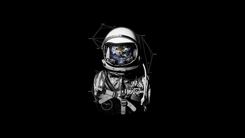 Astronaut, Astronaut Drawing HD wallpaper