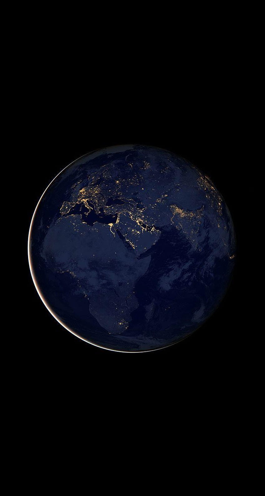 Оригинален iPhone Earth, iOS Earth HD тапет за телефон
