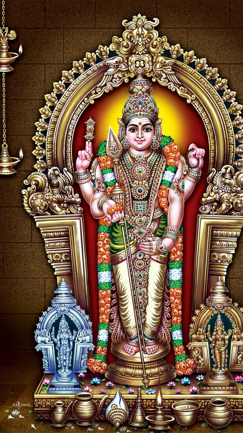 Thiruchendur Murugan, Thiruchendur Fond d'écran de téléphone HD