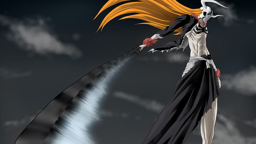 Wallpaper sword, game, Bleach, long hair, anime, katana, spirit, asian for  mobile and desktop, section дзёсэй, resolution 1920x1426 - download